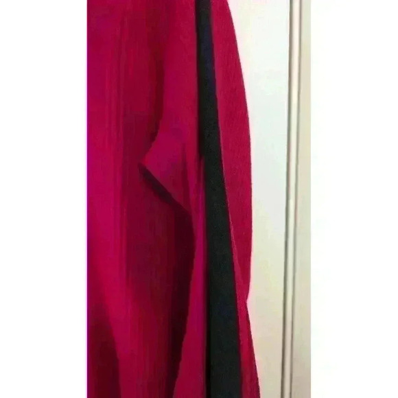 Style & Co. Women's 100% Cotton Size 3X Sporty Red & Black 1/4 Zip Sweater - Picture 4 of 11